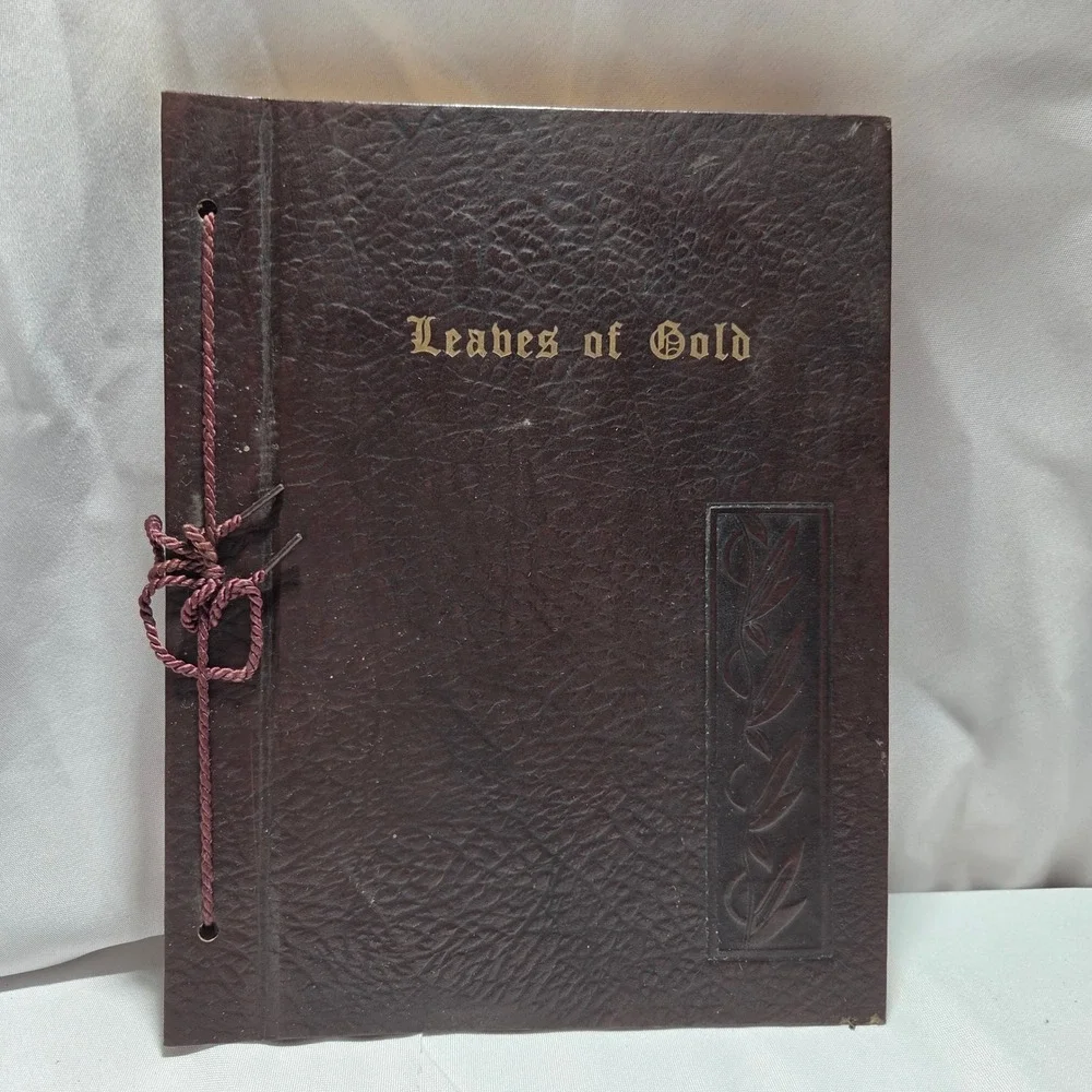 Leaves of Gold Anthology Clyde Francis Lytle‎ 1948 Revised Edition Brown Cord
